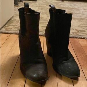 Lucky Brand Black Ankle Boots
